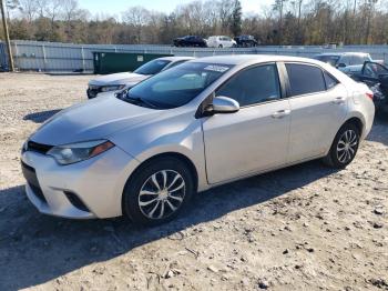  Salvage Toyota Corolla