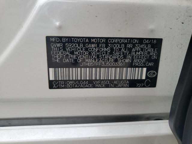 Lexus LS 500 Base Image 12