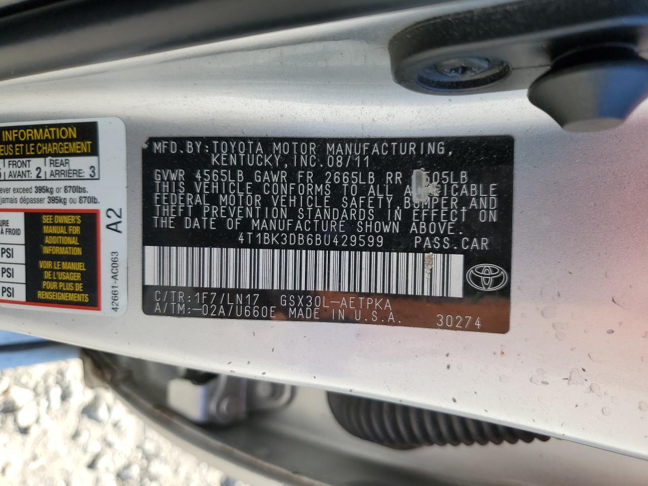 Toyota Avalon Base Image 12