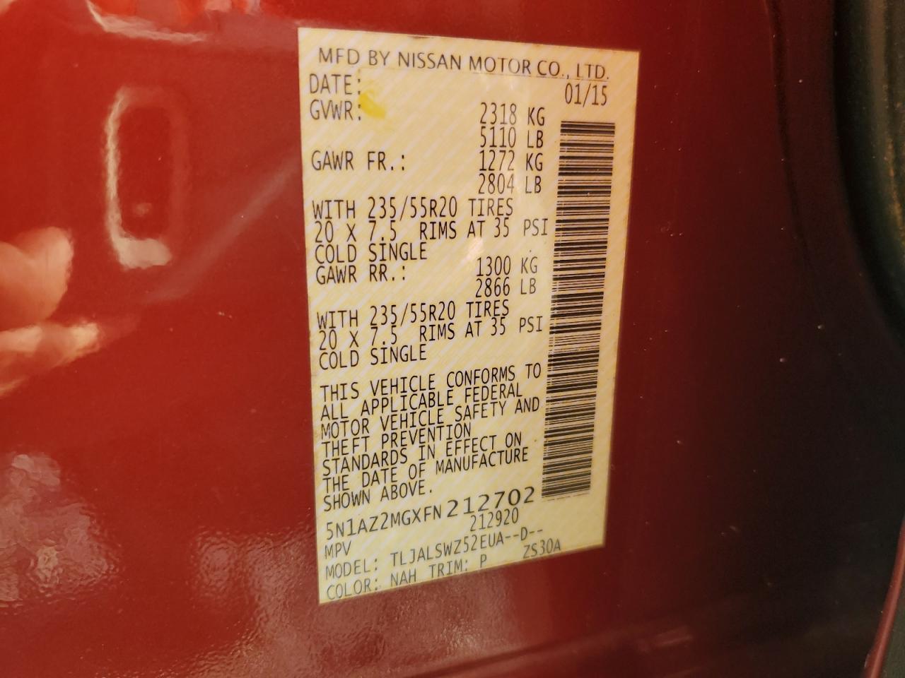 Nissan Murano S Image 10