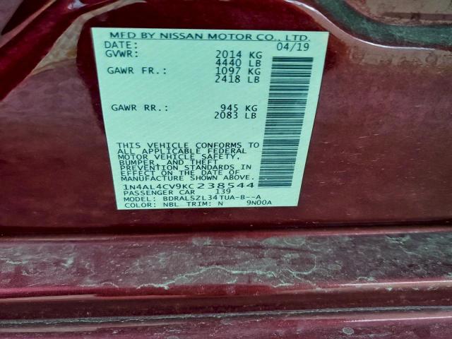 Nissan Altima Sr Image 8