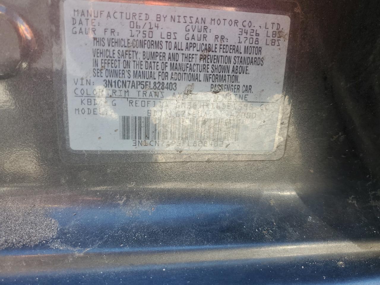 Nissan Versa S Image 6