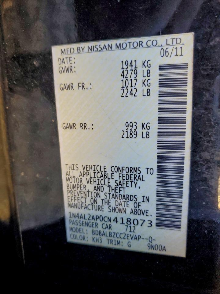 Nissan Altima Base Image 11