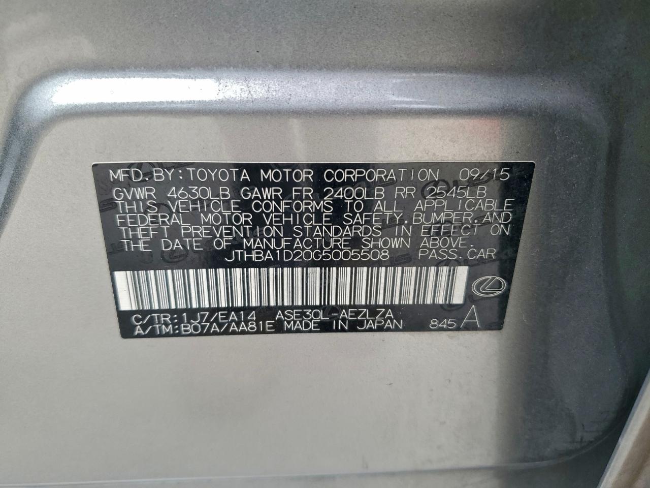 Lexus Is 200t Image 7