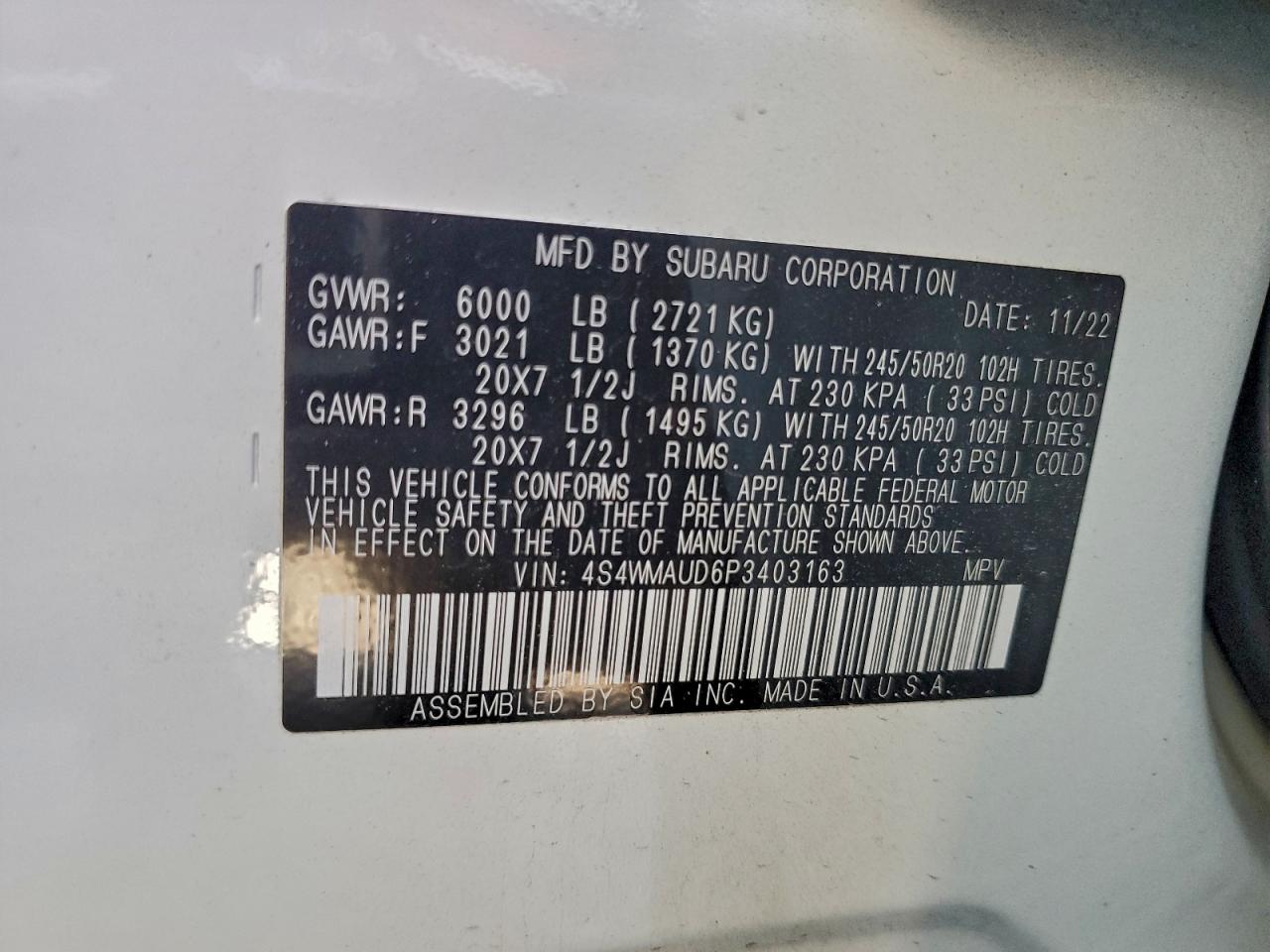 Subaru Ascent Limited Image 5