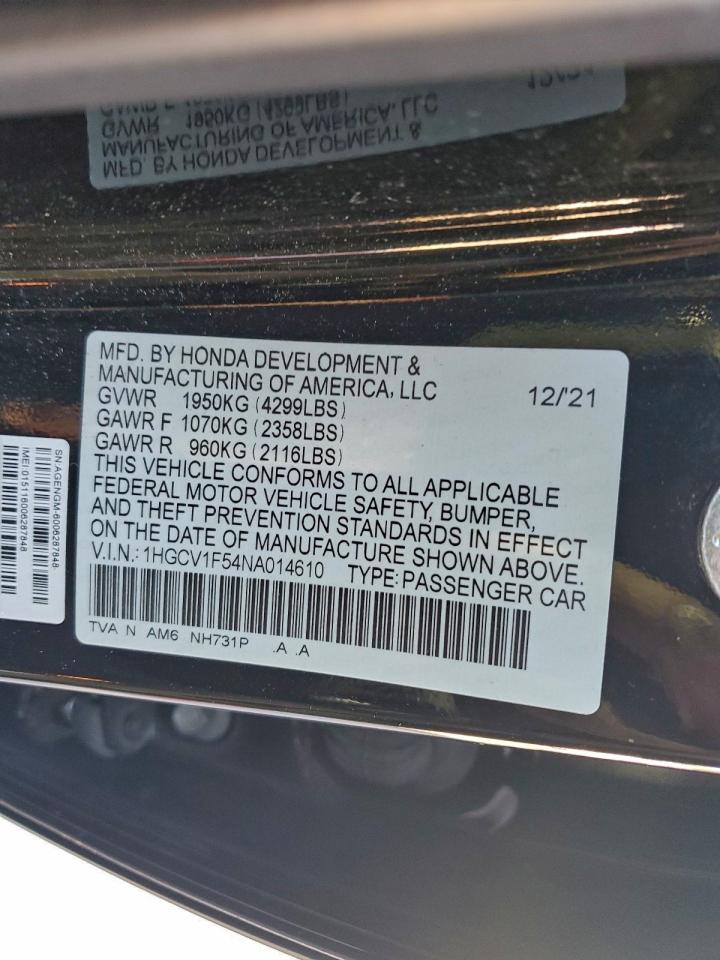 Honda Accord Exl Image 9