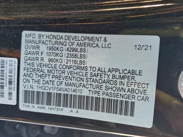 Honda Accord Exl Image 9