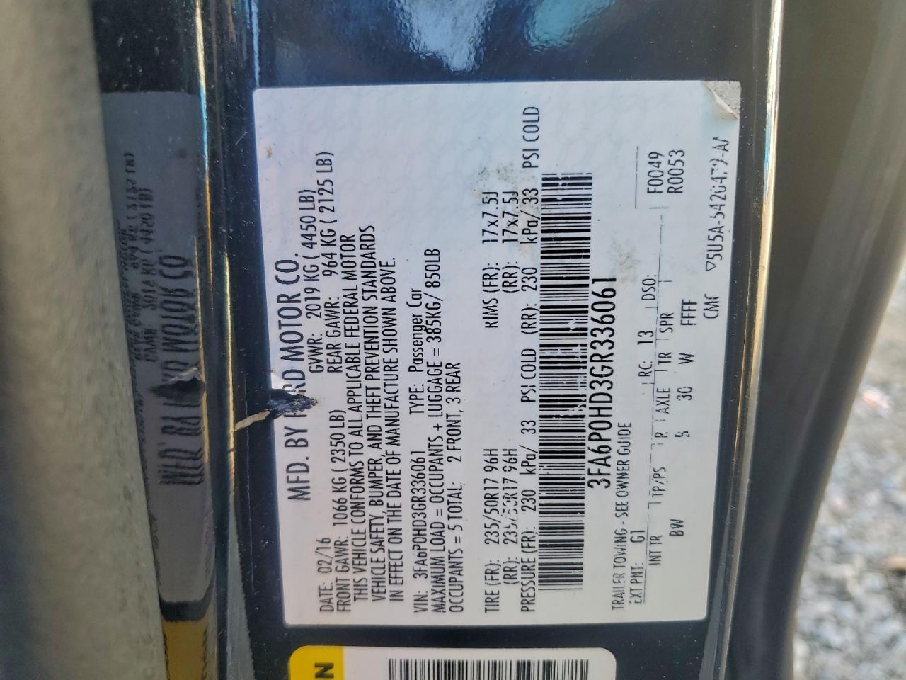 Ford Fusion Se Image 9